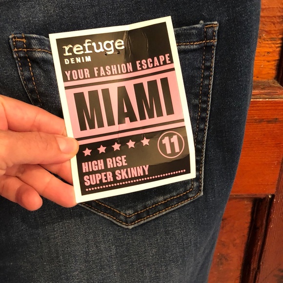 NWT $39.99 Miami SZ 11 High Rise Super Skinny - Picture 7 of 14